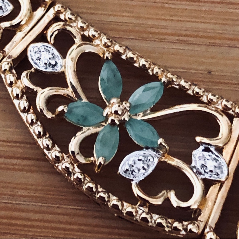 $152 Designer Vermeil Sterling Estate Necklace Designer Mark 925 CHINA - Picture 6 of 9